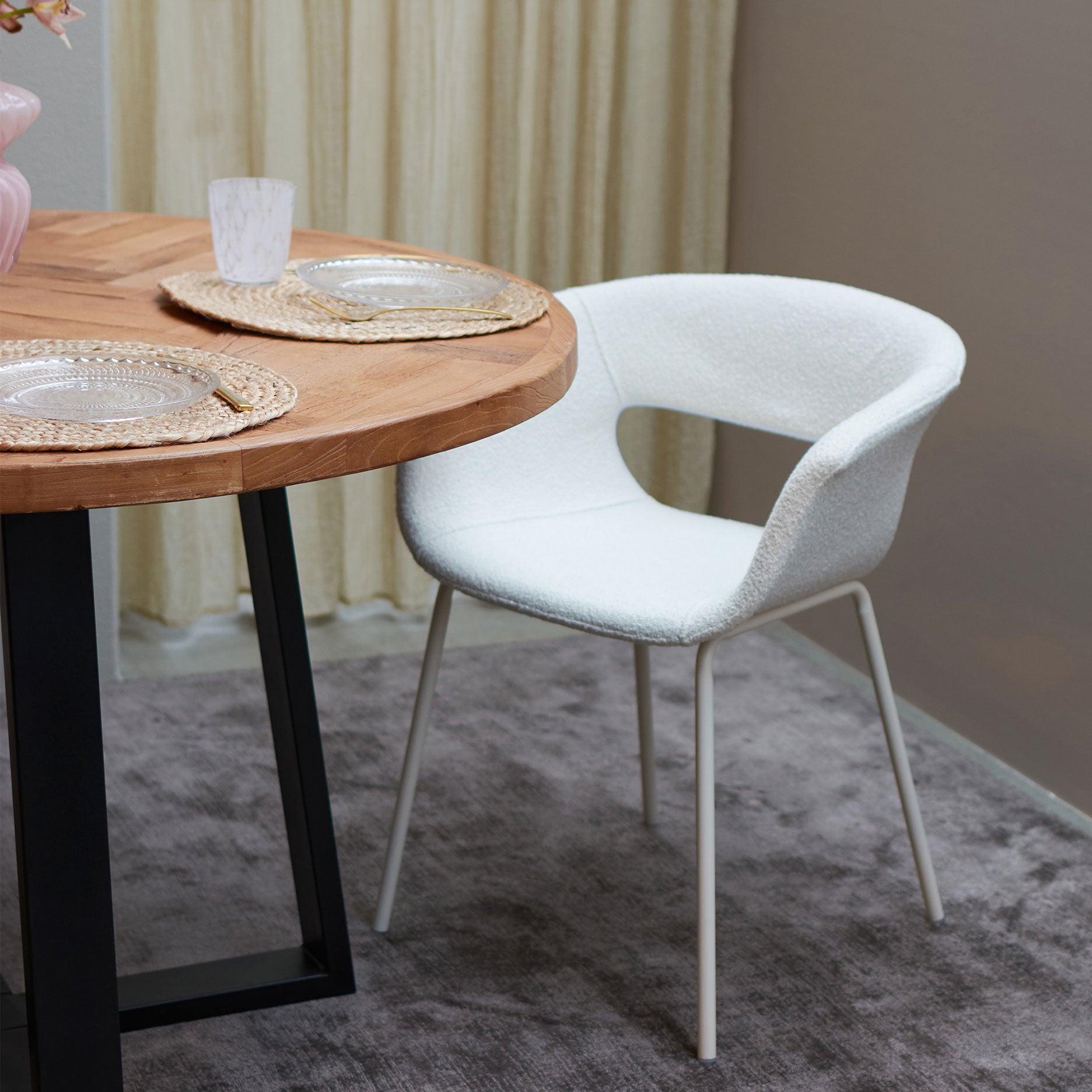 Messina Esszimmerstuhl Stoff